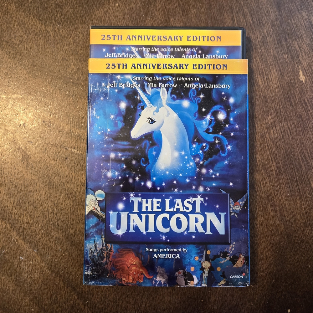 The Last Unicorn 25th Anniversary Edition DVD - Blue